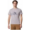 Pánske tričko Columbia Path Lake™ Graphic Tee II Veľkosť: L / Farba: sivá/modrá