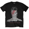 David Bowie tričko Aladdin Sane Čierna M