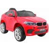 RAMIZ ELEKTRICKÉ AUTÍČKO BMW X6 - NELAKOVANÉ - ČERVENÉ - MOTOR 2X45W - BATÉRIA 2 x 6V/7Ah - 2026