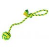 Vrhací lano s míčem HipHop bavlněný, limetková, zelená 41 cm/ 85 g