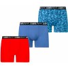 Pánske boxerky Lee Cooper 3P modrá | červená XL Lee Cooper 9911111184064