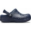 Detské šľapky Crocs, BAYA LINED CLOG K tmavo modrá, 28/29