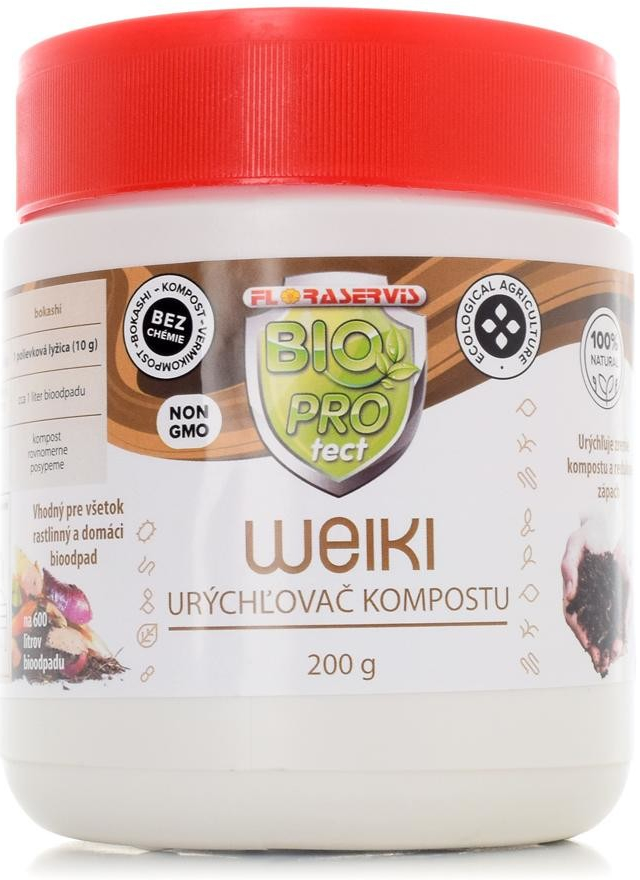 Weiki URÝCHLOVAČ KOMPOSTU zmes enzýmov 0,2 kg