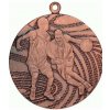 MMC1440/B - Medaila basketbal (pr.40 mm, hr.2 mm) bronz - 4x0,2 cm