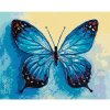 Diamondi Diamantové maľovanie - MODRÝ MOTÝĽ Rámovanie: vypnuté plátno na rám, Rozmer: 40x50 cm