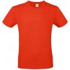 B&C Pánske tričko TU01T Fire Red S