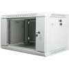 Nástěnný rack 19' 6U 600X450mm šedý flat pack WF01-6406-10S Lanberg