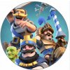 Jedlý papier Clash Royale kráľ a bojovníci 19,5 cm - Pictu Hap