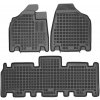 Koberce gumenné Rezaw-Plast KIA CARNIVAL II verzia 5 pasažiermi 2005- 2014 so zvýšeným okrajom