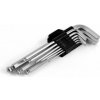 AMiO Kľúče IMBUS krátke 125mm 9 ks 01041