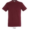 SOL's Collection Tričko Regent, krátký rukáv, pánské COT25138037002-burgundy M Burgundová