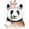 zuty Zuty - Maľovanie Podľa Čísel - Boho Panda, 80X100 Cm, Plátno (8596530084860)