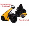 Joko elektrické autíčko elektrická motokára 3 kolesová Bolid XR1 penové kolesá žltá