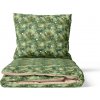 Takoy Bavlnené obliečky premium satén mini kvietky tmavozelené Victoria-HT-00055 | 140 x 200 cm, 70 x 90 cm