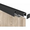 SISCO SISTEM SC - POSUVNÝ SYSTÉM 100 SILENT 120 KG s krytom na profil Prevedenie: SC – posuvný systém 100 SILENT pre dvojkrídlové dvere 2D 4000/120 s krytom
