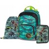 Školský viac-komorový batoh Oxybag zelený 22 l