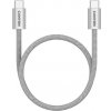 Canyon CCMG60AB15 magnetický opletený kábel USB-C to USB-C PD 1m šedý CND-CCMG60AB15LG - Datový a nabíjací kábel USB-C 60W