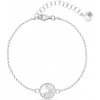 Náramok číry sa Swarovski Elements Candy B1122SS47C Krystal