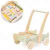 Viga Drevený vozík na kocky Krokodíl