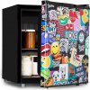 Klarstein Cool Vibe 46+, chladnička, 46 l, 1 polica, Stickerbomb style (HEA14-CoolVobe-46L)