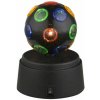 GLOBO 28017 DISCO dekoratívne stolové svietidlo LED rotačná disko guľa D90mm, 3AA, bez batérií, čierna