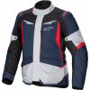 Bunda ST-1 WATERPROOF, ALPINESTARS (tmavě modrá/černá/červená, vel. L)