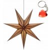 Markslöjd 705793 Vianočná dekorácia GLITTER 1xE14/25W/230V pr. 45 cm bronzová ML1176