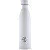 Termo fľaša z nerezovej ocele COOL BOTTLES Mono White trojvrstvová 750 ml