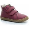 Froddo Dievčenská zimná barefoot obuv ZERU TEX Bordeaux G2110150-6 červená