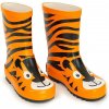 Pidilidi Detské čižmy Tiger oranžová Veľ. 24
