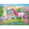 Norimpex Diamantové maľovanie Jednorožce v rozprávkovej záhrade 30 x 40 cm