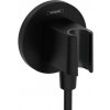 Podomietkový vývod Hansgrohe FixFit S so spätným ventilom čierný mat 26888670