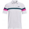 Pánske golfové tričko Under Armour T2G Colour Block XL Biela/Ružová