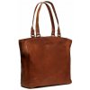 Kožená shopperka Chesterfield C38.016031 koňak