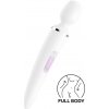 Masážna hlavica a vibrátor 2v1 SATISFYER WAND-ER WOMAN biela