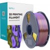 Tříbarevná filamentová nit Sunlu PLA+ Silk (černá, zlatá a fialová)