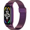 Milánsky kovový remienok na hodinky Xiaomi Mi Band 7 fialová farba