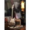 Drevené 3D puzzle Elektrická gitara