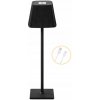 Stolná nočná lampa Stolová lampa na čítanie LED čierna