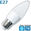 LED žiarovka 18x SMD 2835 E27 7W studená