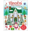 Vánoční knížka s nálepkami -