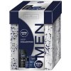Nivea Men Lotion Deep Voda po holení 100 ml, Men krém 75 ml, Guľôčkový AP 50 ml, Sprchový gél Deep 250 ml Darčekové balenie