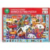 Puzzle Hľadaj a Nájdi Vianočný trh 64ks