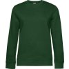 B&C | QUEEN Crew Neck, Dámska mikina, zelená bottle, L