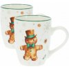 Súpravava 2 porcelánových hrnčekov Gingerbread 320 ml
