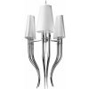 AZZARDO AZ1232 DECOline DIABLO 3 BIG WHITE stropné závesné svietidlo 6xE14 11W IP20 biela/chróm