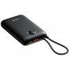 SWISSTEN Powerbanka POWER BANK VOLTBOX 35W 30000 mAh S INTEGROVANÝMI KÁBLAMI USB-C A LIGHTNING ČIERNA 22013938