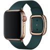 Innocent Iris Leather Apple Watch Band 44/45/46/49mm - Midnight Green
