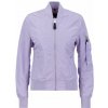 Alpha Industries dámska bunda MA-1 VF LW Wmn pale violet Farba: fialová, Veľkosti dámske: XS