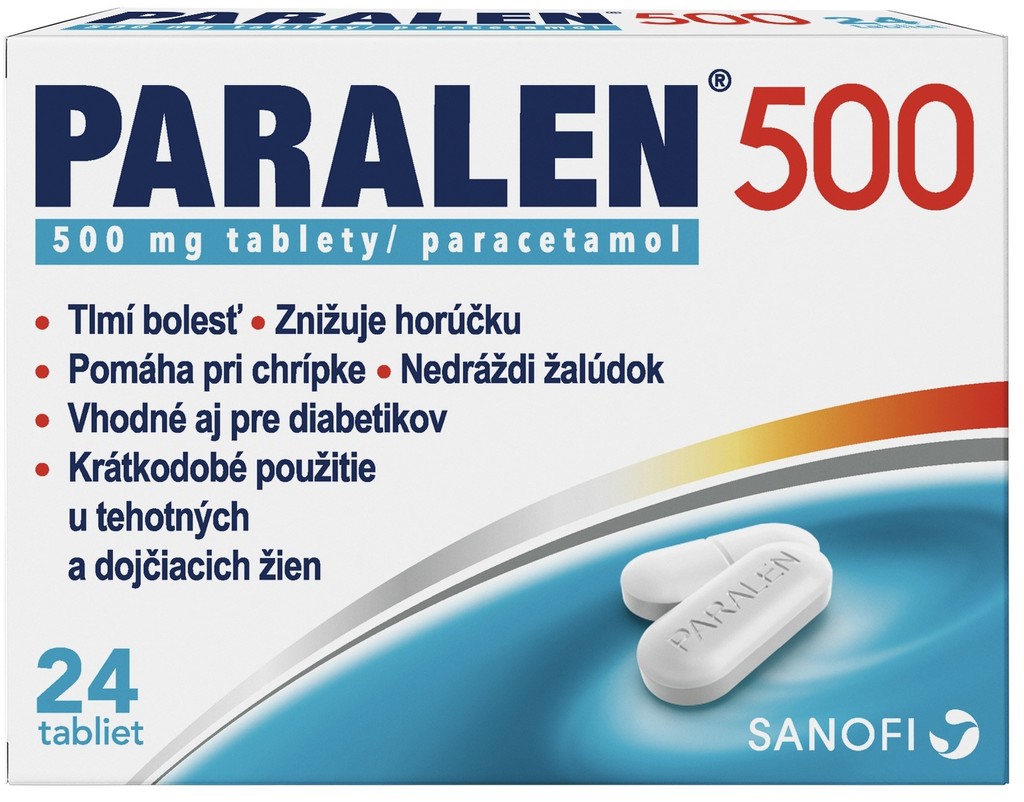 Paralen 500 tbl.24 x 500 mg